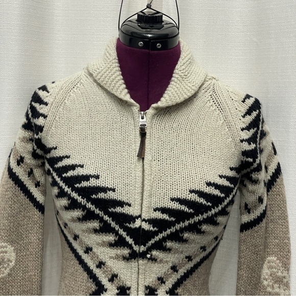 Tina knitted zip up wool sweater - Picture 16 of 16